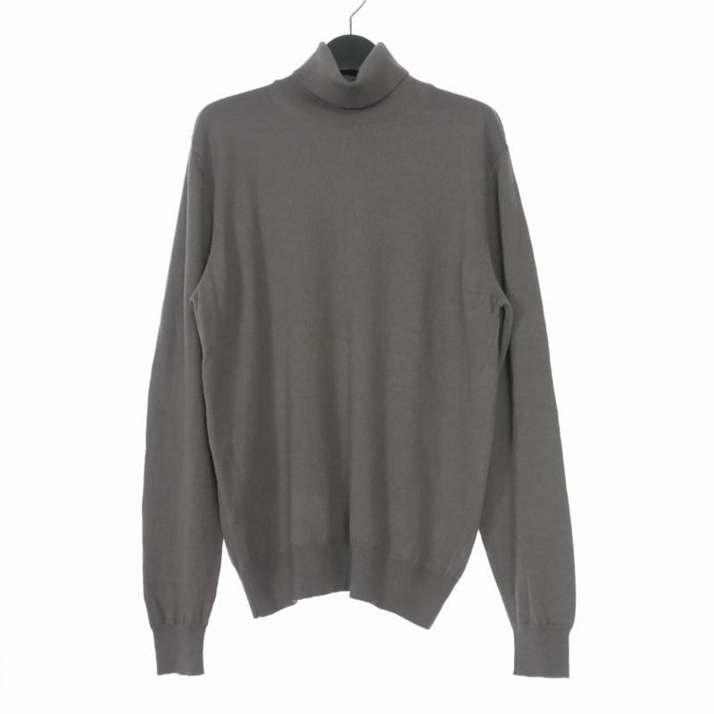 Gucci Cashmere Blend Turtleneck Knit Sweater Long Sleeve M Gray