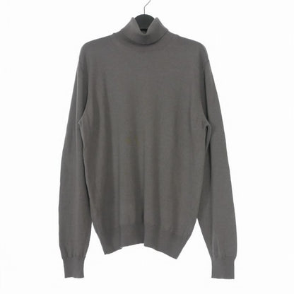 Gucci Cashmere Blend Turtleneck Knit Sweater Long Sleeve M Gray