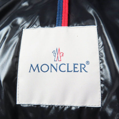 Moncler Maire Logo Patch with Hood All Over Pattern Down Jacket Black 3 Hanger — view 9