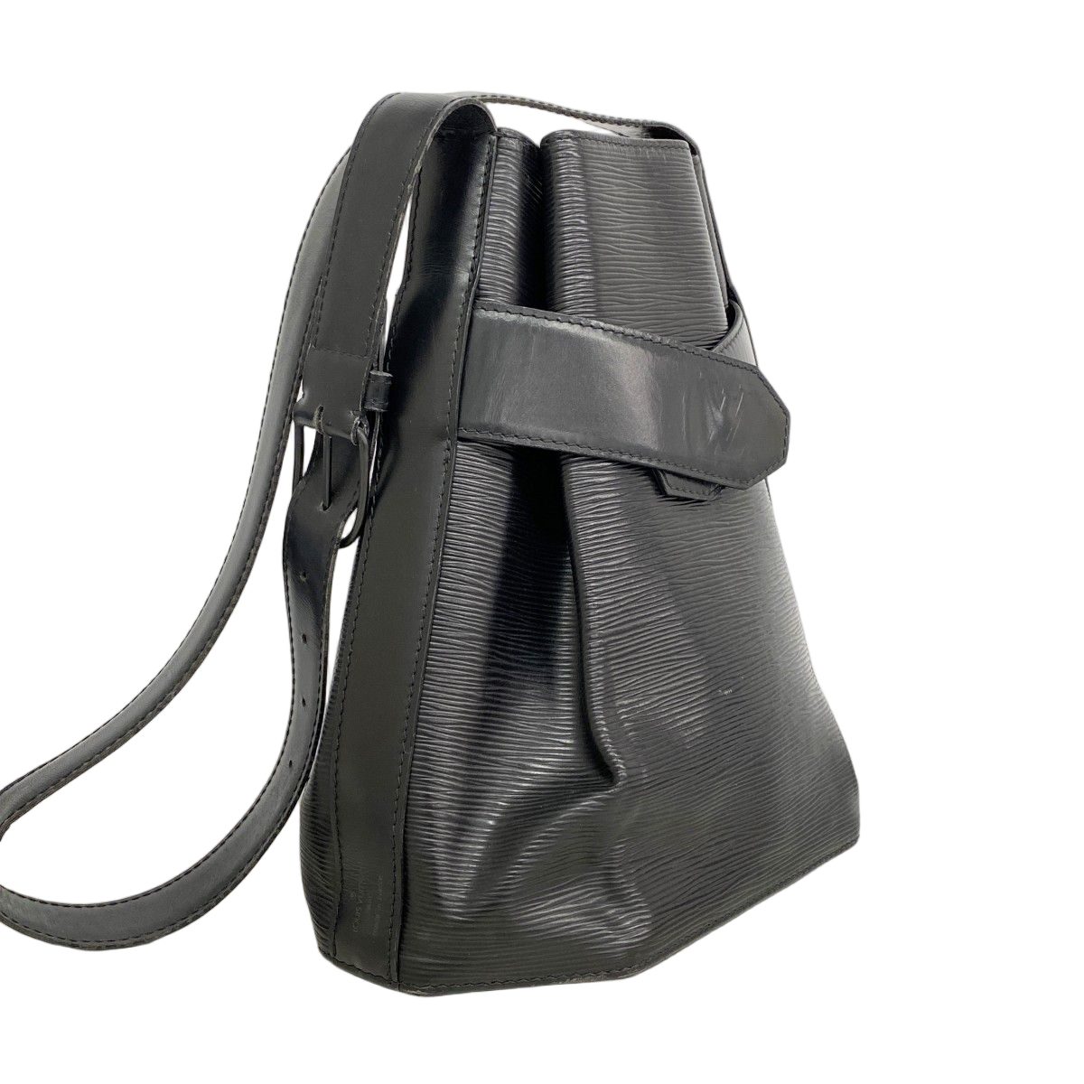Louis Vuitton Shoulder Bag Epi Sac Depot PM Noir — view 2