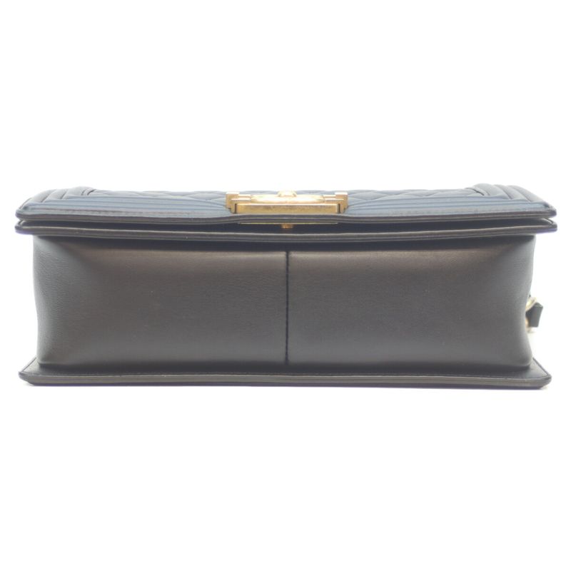 Chanel No 23 Black Lambskin Ghardware Boy Chanel Shoulder Bag Handbag Chain