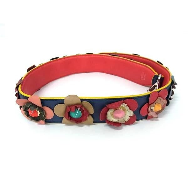 Fendi Strap You Leather For Bag Shoulder Navy — view 2
