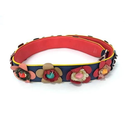 Fendi Strap You Leather For Bag Shoulder Navy — view 2