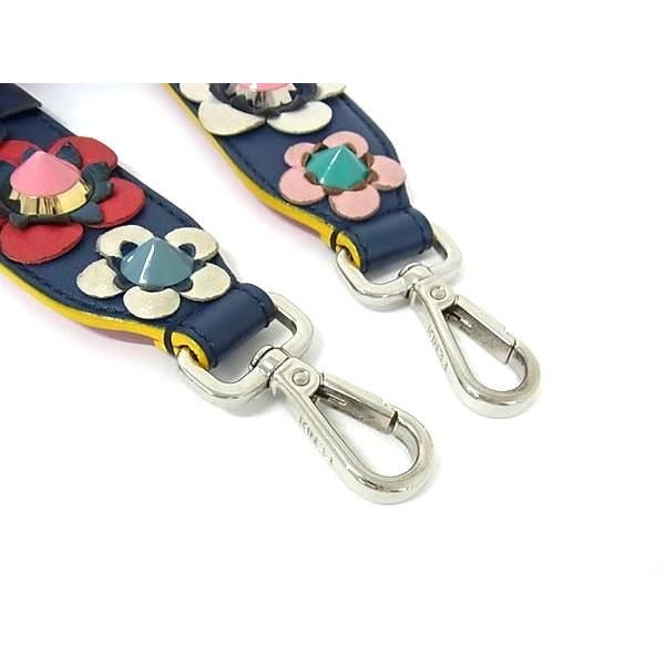 Fendi Strap You Leather For Bag Shoulder Navy — view 3