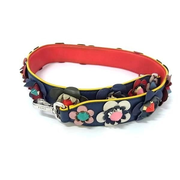 Fendi Strap You Leather For Bag Shoulder Navy