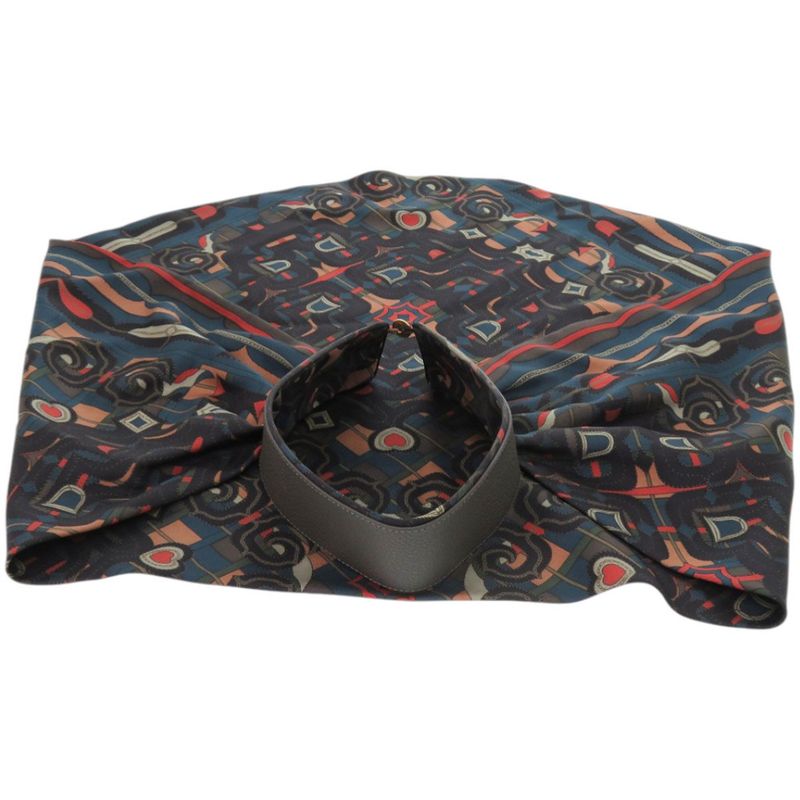 Hermes Poutierache Silk Cowhide Gray Other Fashion Goods 0773 Hermes