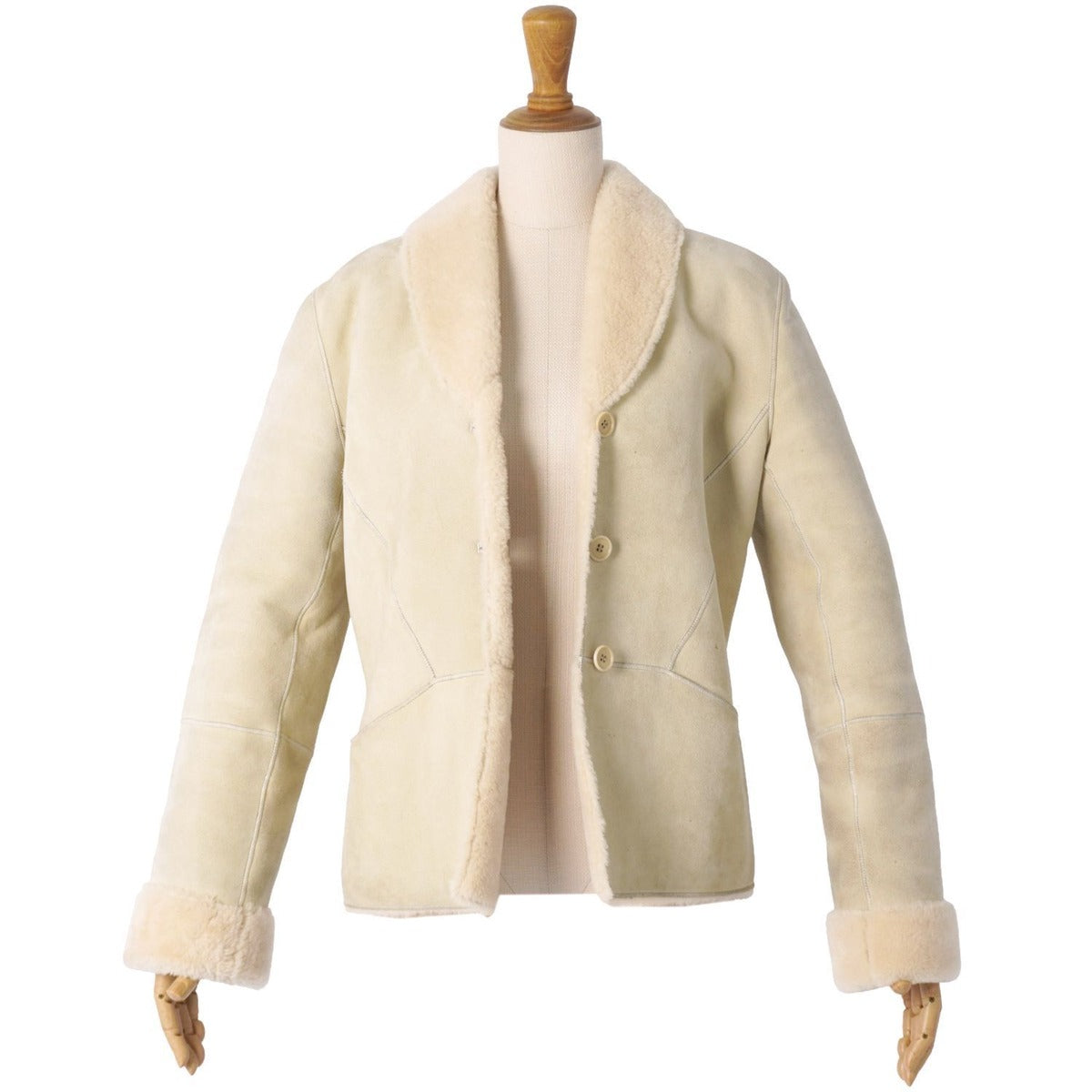Loewe Jacket Mouton Lambskin Leather Sheepskin — view 4