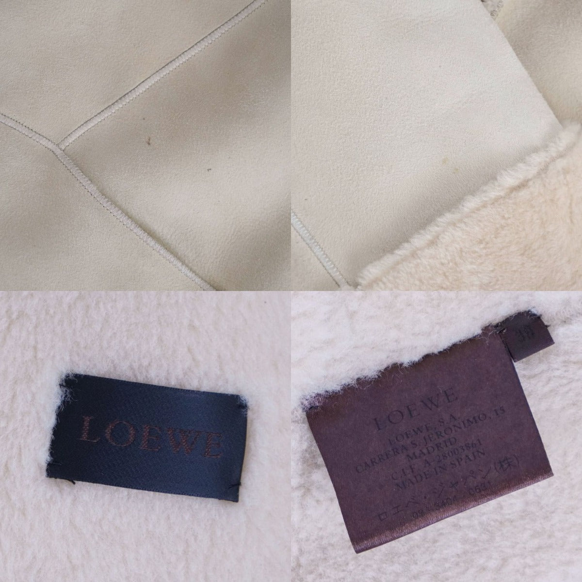 Loewe Jacket Mouton Lambskin Leather Sheepskin — view 9