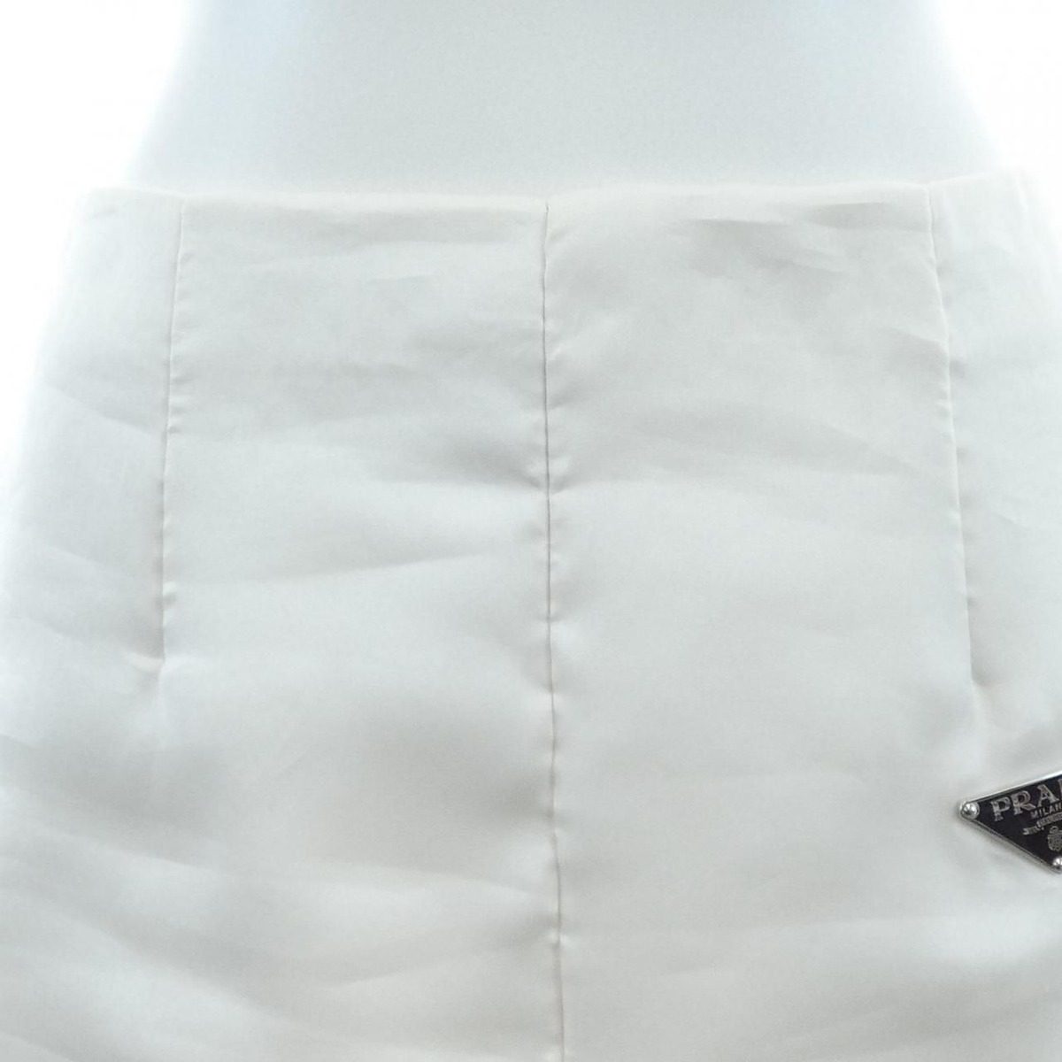 Prada Triangle Logo Skirt — view 5
