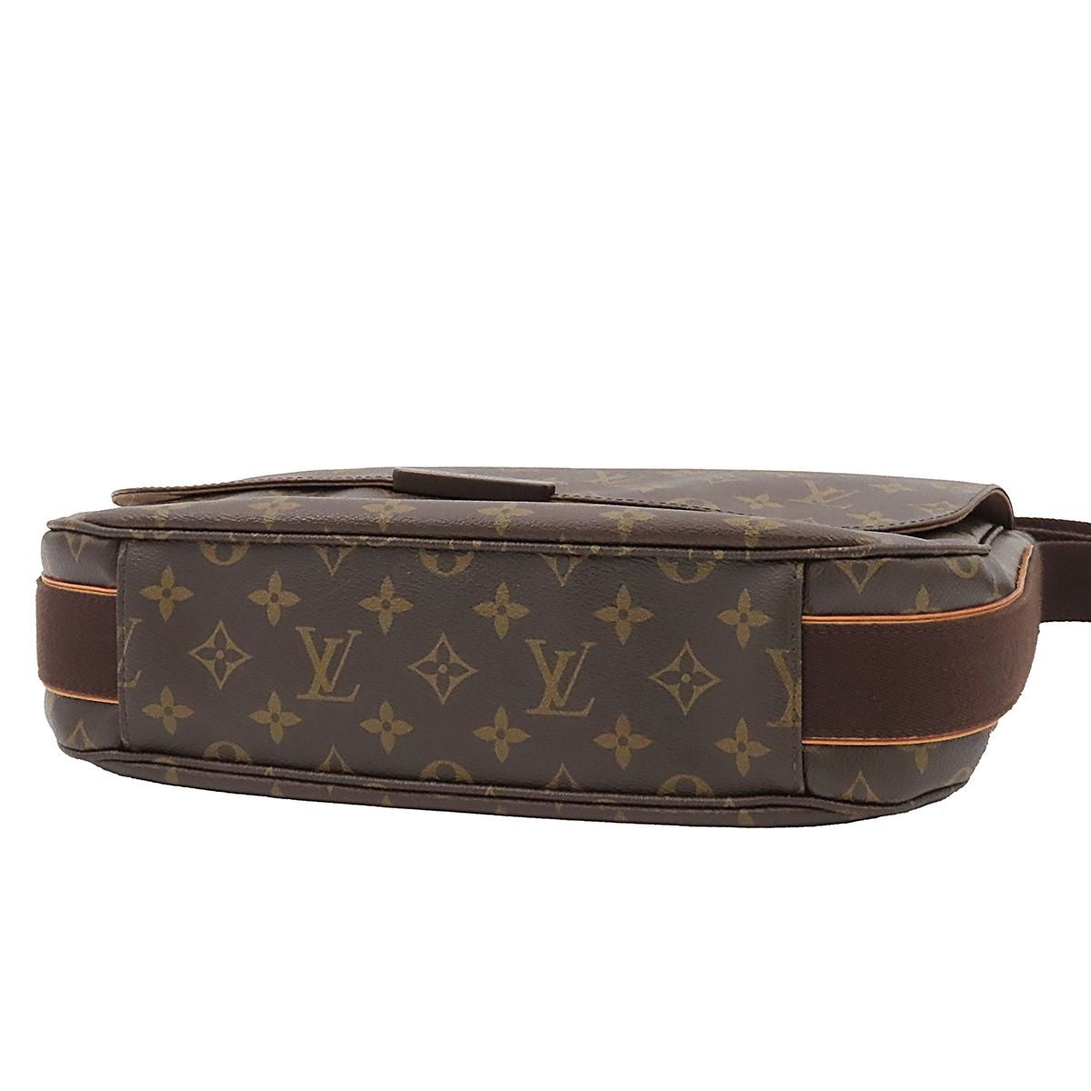 Louis Vuitton Messenger Beaubourg MM Brown Monogram Canvas Shoulder Bag — view 3