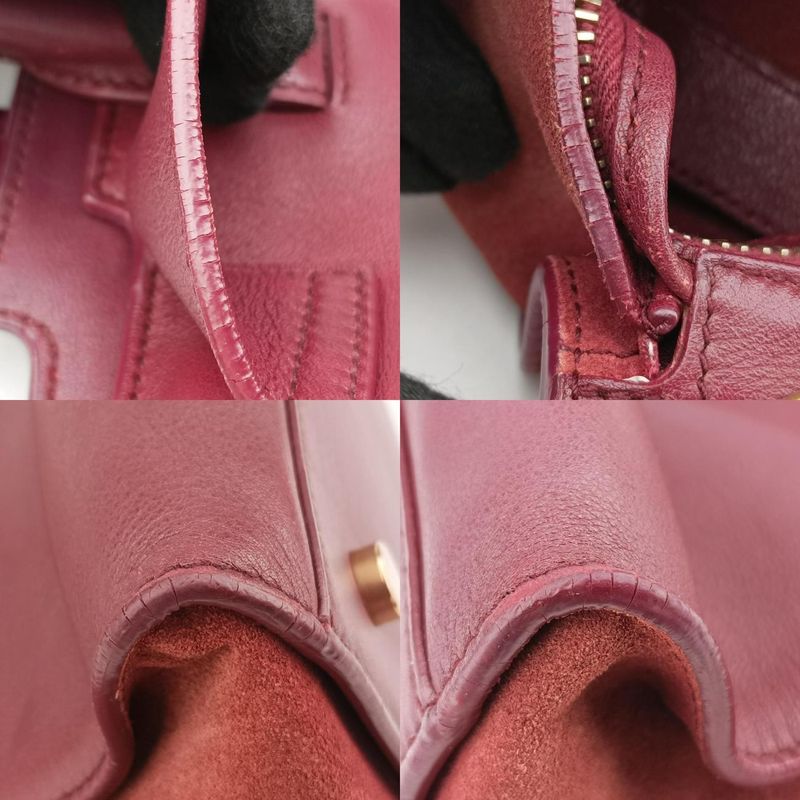 Yves Saint Laurentyves Saint Laurentdowntown Cabas Swine Redleather 436832gnr436