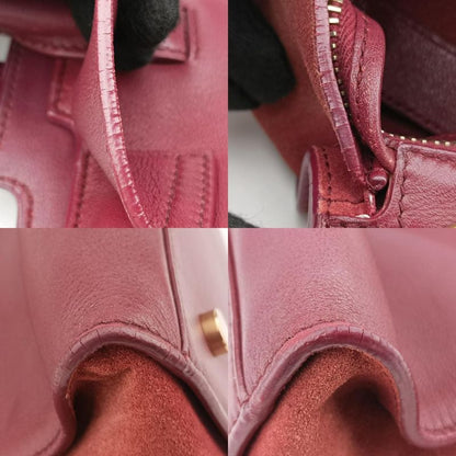 Yves Saint Laurentyves Saint Laurentdowntown Cabas Swine Redleather 436832gnr436