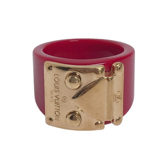 Louis Vuitton L Size Plastic GP Ring Red