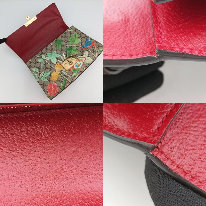 Gucci Padlock Beige And Multicolor PVC Coated Canvas 409486g019735366