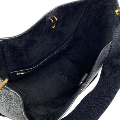 Celine Shoulder Bag Sangle Medium Black