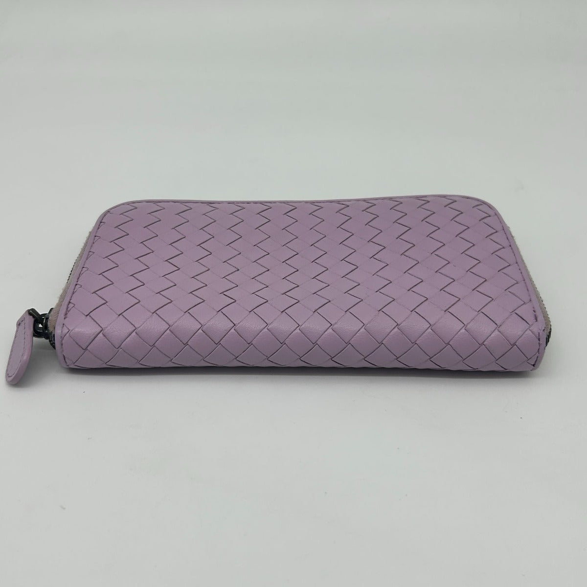 Bottega Veneta Intreccia Zip Around Leather Wallet — view 12
