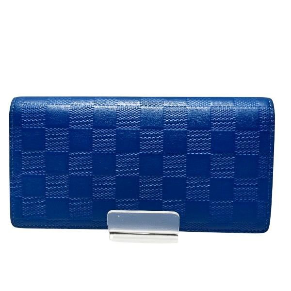 Louis Vuitton Damier Infini Portefeuille Blazer N60081 Bifold Wallet Long