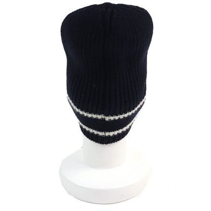 Christian DIOR 31noe714ixgh Wool Cashmere Star Logo Knit Hat Knit Cap Navy