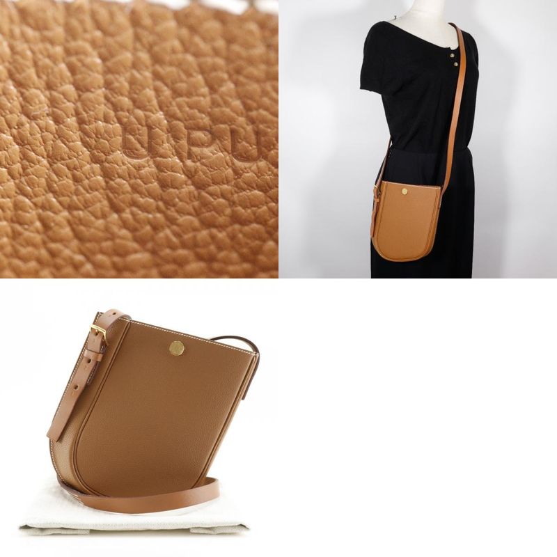 Hermes Perspective Cavaliere 21 Togo Gold Brown U Unisex Shoulder Bag