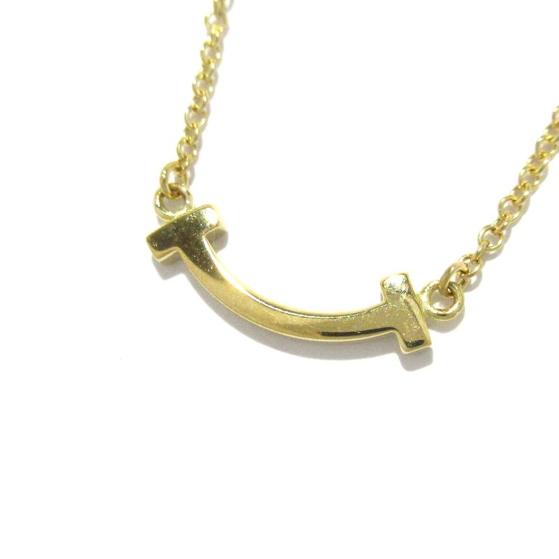 Tiffany & Co Necklace T-smile Pendant (mini) 18K Pink Gold