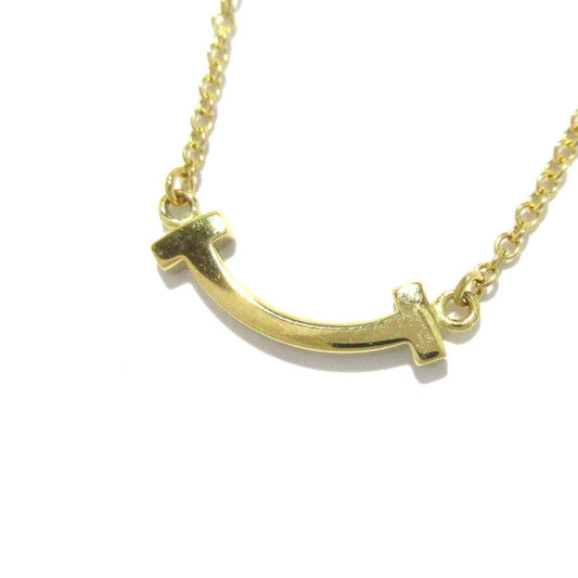 Tiffany & Co Necklace T-smile Pendant (mini) 18K Pink Gold