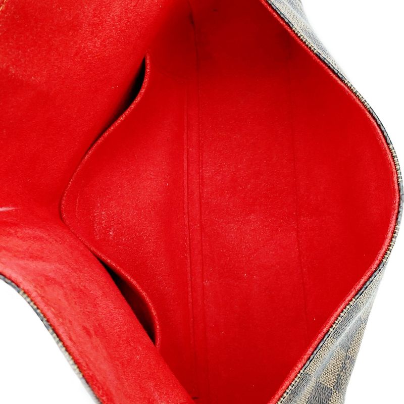 Louis Vuitton Ravello PM Shoulder Bag Damier Ebène N60007 Brown Gold Hardware