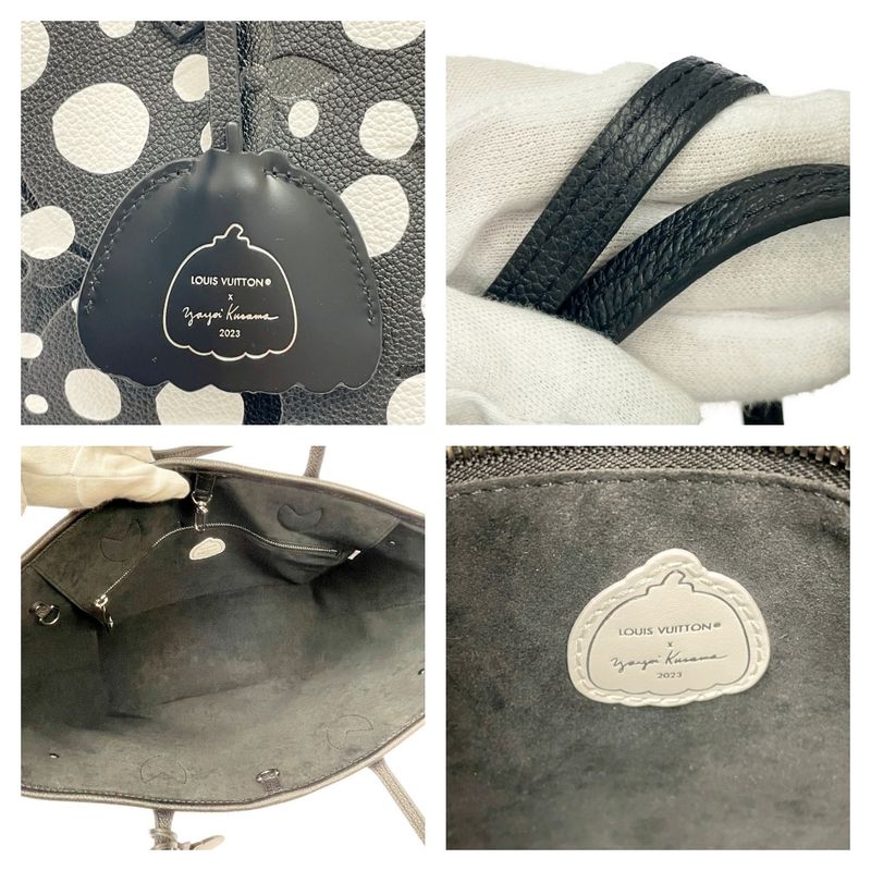 Louis Vuitton M46390 Empreinte Yayoi Kusama Neverfull MM Dot 395905 Shoulder Bag