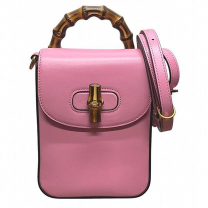 Gucci Bamboo 702106 3WAY Backpack Bag Shoulder Bag Handbag Women