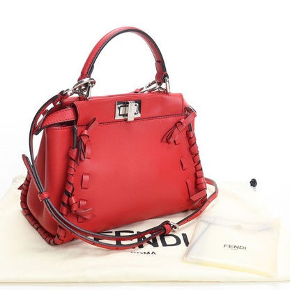 Fendi Peekaboo Mini 8bn244 A312 R0y77 Handbag Leather Women