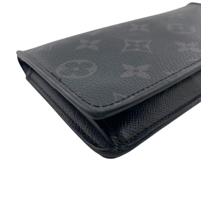 Louis Vuitton M61697 Portefeuille Brazza Long Wallet Monogram Eclipse Long