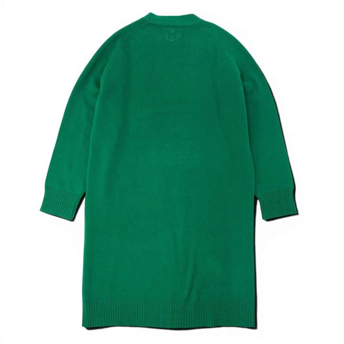 Hermes H Logo Cashmere Long Cardigan Logo Long Green 40 — view 3