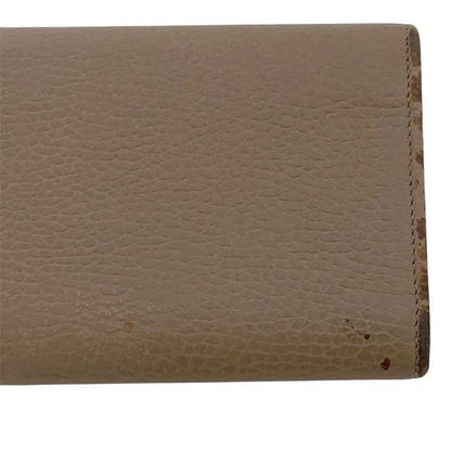 Gucci Bifold Long Wallet Pink Beige Marmont 456116 Wallet