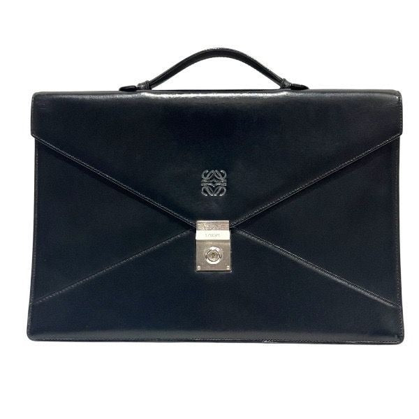 Loewe Anagram Envelope Leather Black
