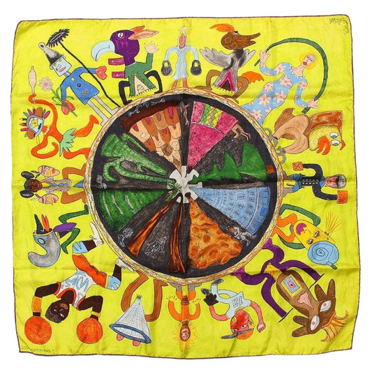 Louis Vuitton William Wilson Collaboration Silk Scarf