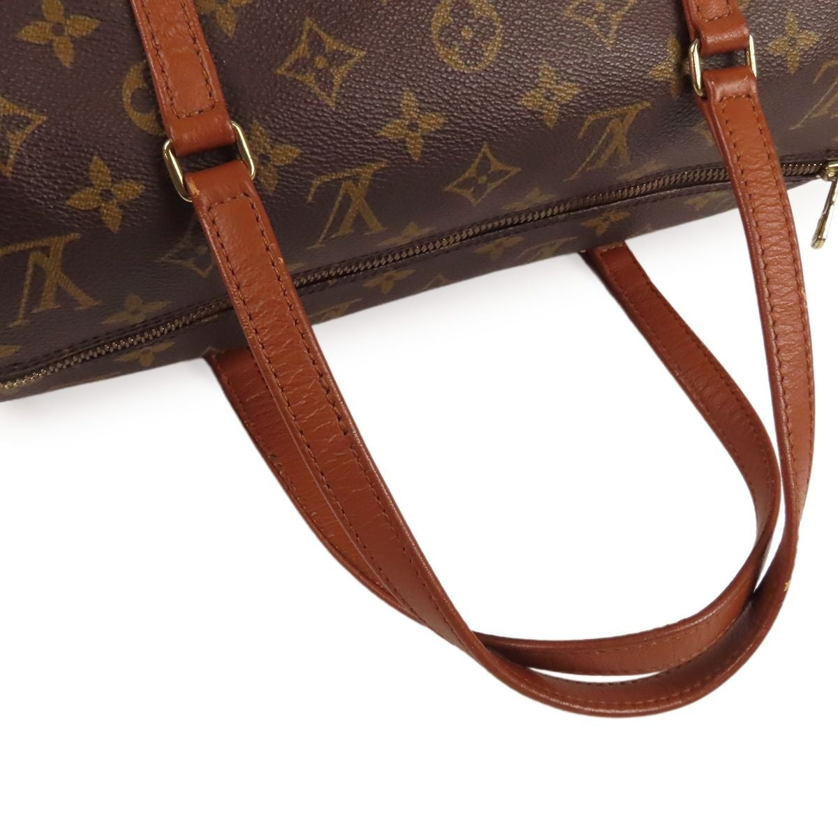 Louis Vuitton Papillon 30 Brown Monogram Canvas Vintage Handbag — view 4