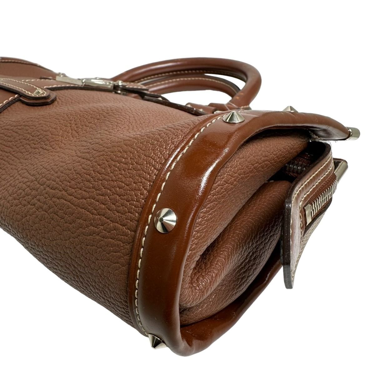 Louis Vuitton Souhari Sienne Epanoui PM Handbag Brown