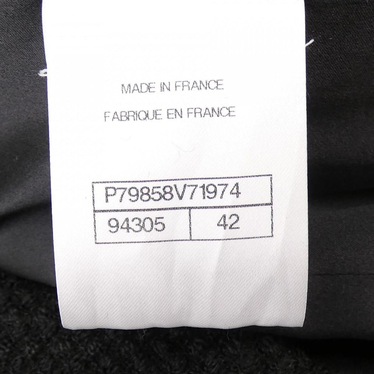 Chanel Coat Black 42 — view 4