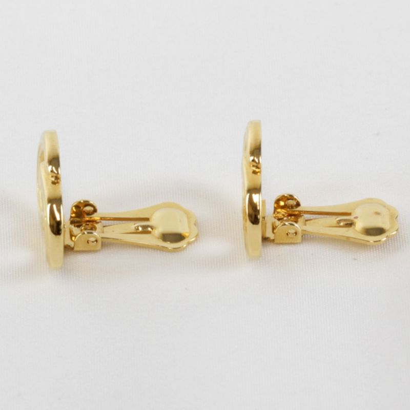 Christian Dior Logo Earrings