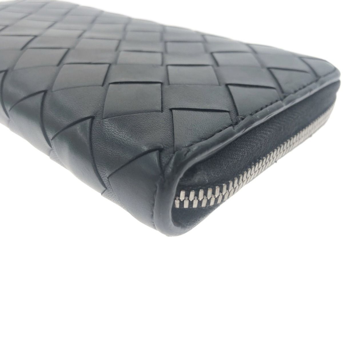 Bottega Veneta Intrecciato Zip Around Wallet Long Wallet