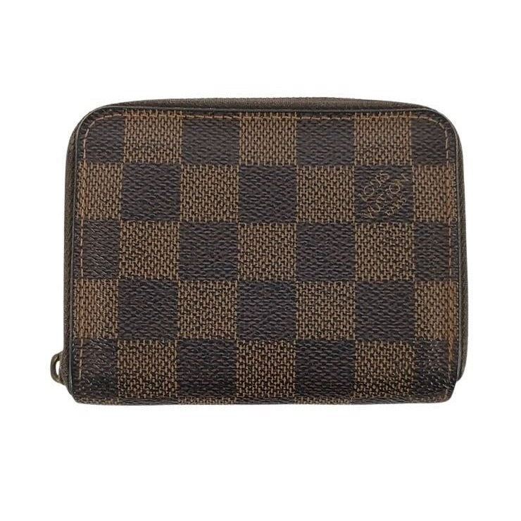 Louis Vuitton Coin Case Zippy Purse Ebene Damier