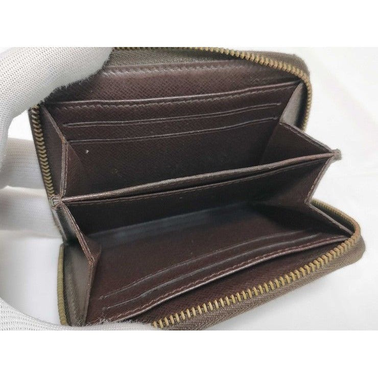 Louis Vuitton Coin Case Zippy Purse Ebene Damier — view 8