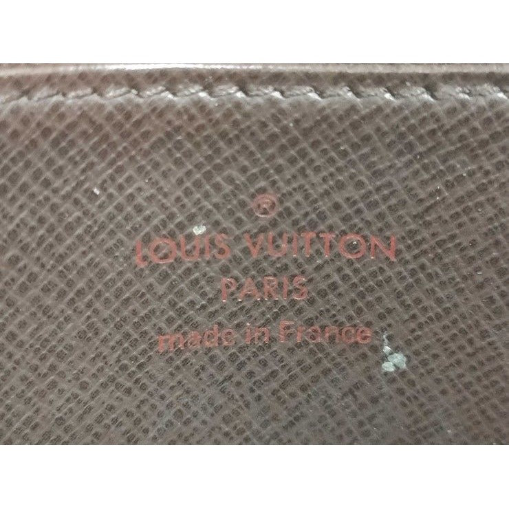 Louis Vuitton Coin Case Zippy Purse Ebene Damier — view 9