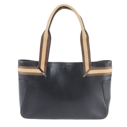 Gucci 002 Leather Tote Shoulder Hand Black Eie