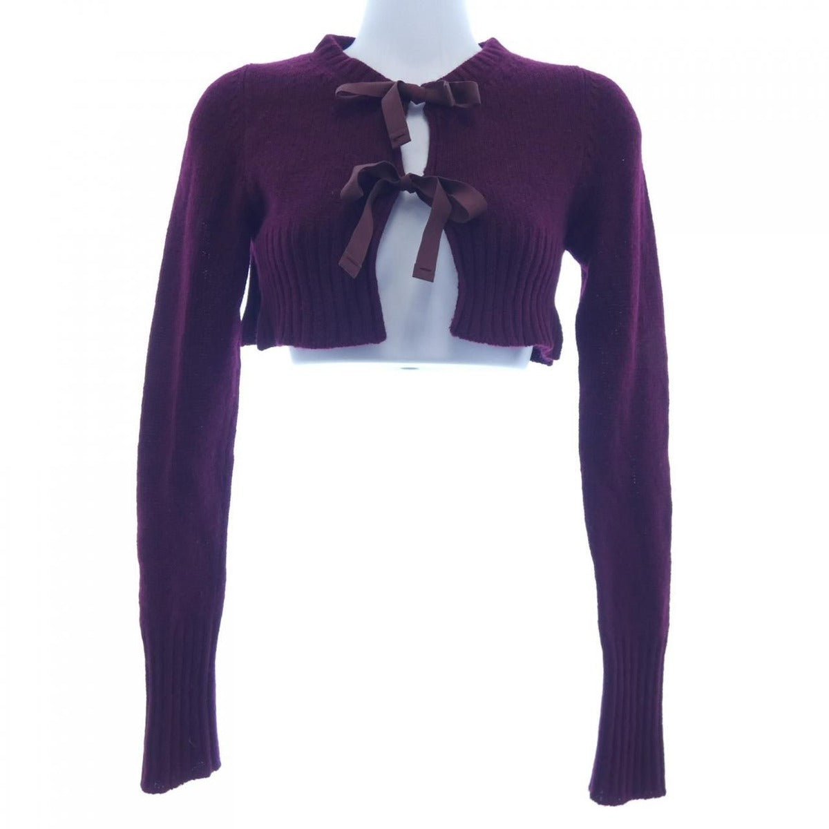 Prada Cardigan Cashmere Red