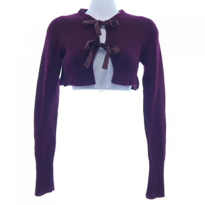 Prada Cardigan Cashmere Red