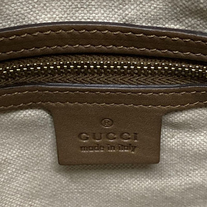 Gucci Handbag Nice/micro Guccissima 322231 Dark Brown Mini Boston Leather