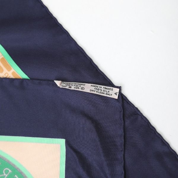 Hermes Carré 90 Carré 90 LES Haras Nationaux Scarf Hermes Navy
