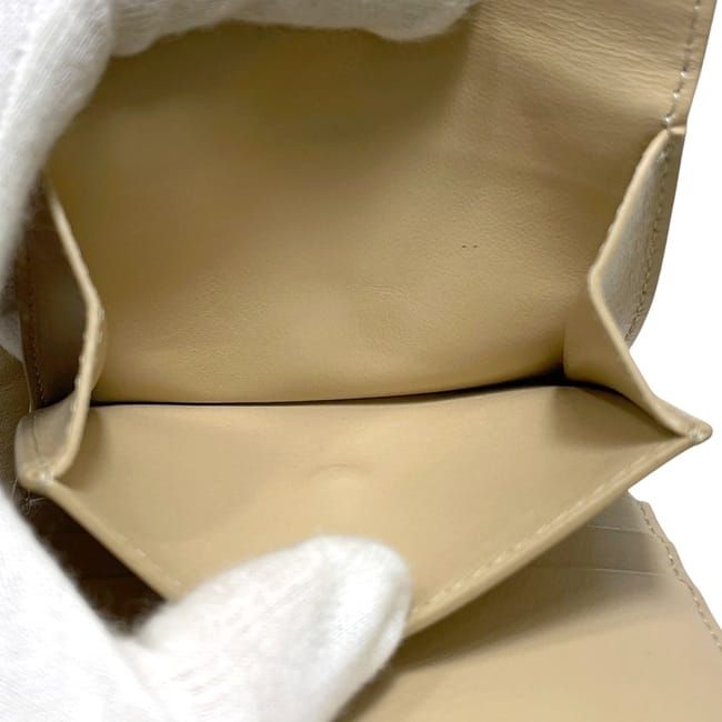 Celine Trifold Wallet Small Trifold Beige