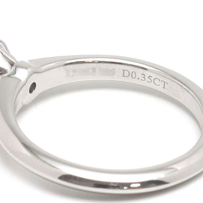 Tiffany & Co Set Diamond Ring Approx 9 Pt950 D0.35ct