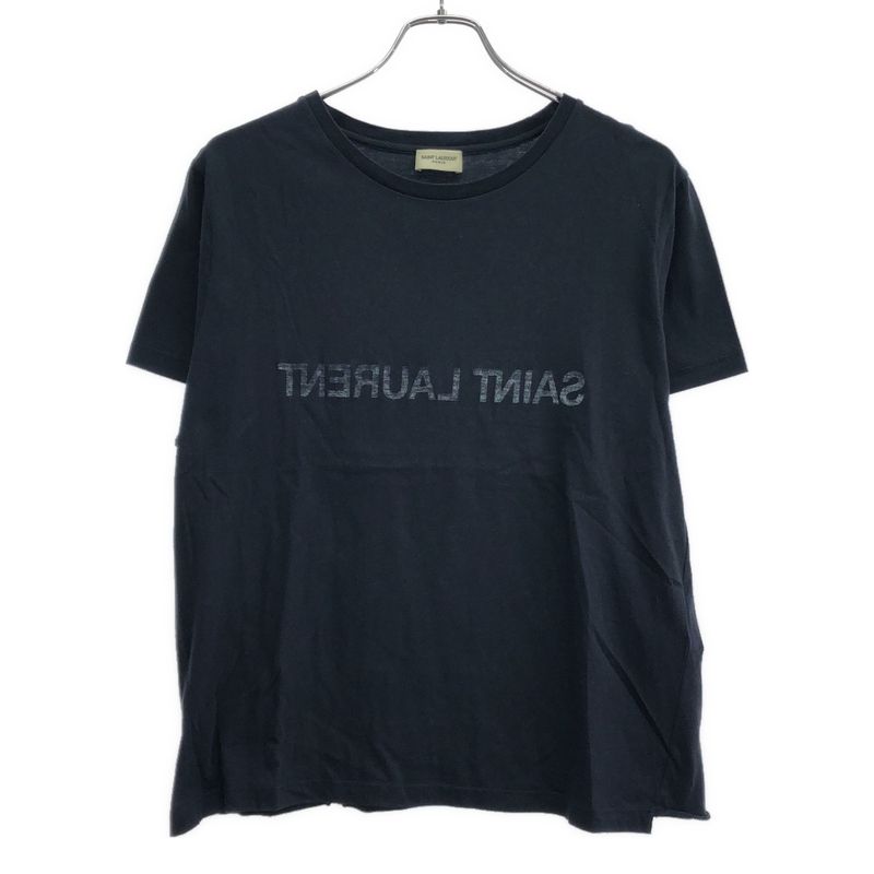 Saint Laurent Paris 23ss Reverse Logo T-Shirt 663278 Navy L
